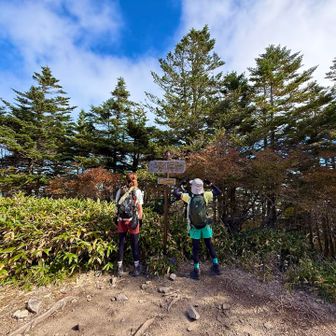 恵那山　登頂❗️
ここは展望なし