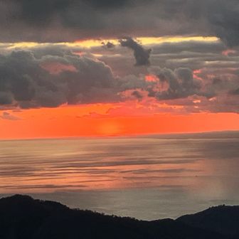 太陽沈んだ後の残像