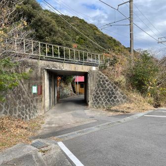今年の１月はここからトンネルの向こう方面を歩いた。やもんでここから駐車場までは適当に歩く
