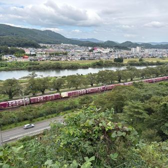 貨物列車来た🚃
