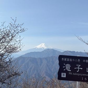 滝子山　登頂❗️