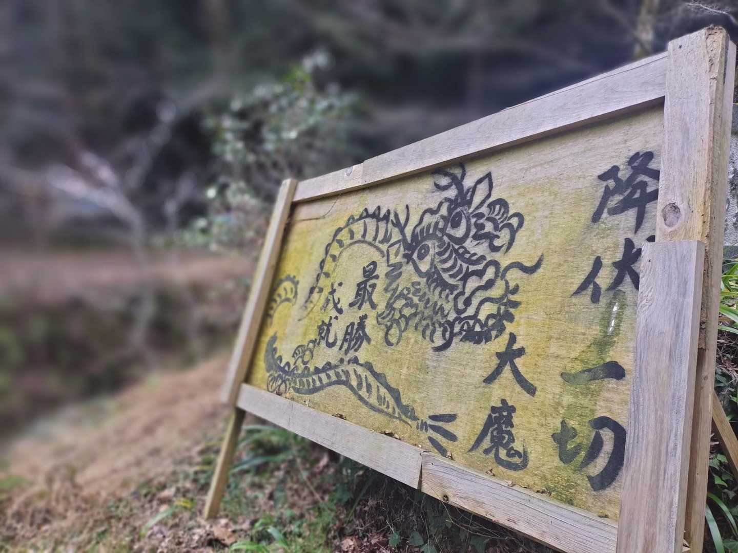 大般若経ですね
『降伏一切大魔最勝成就』
災い除いて幸せに導いてね😂

天台宗のお寺で修験場だったようです