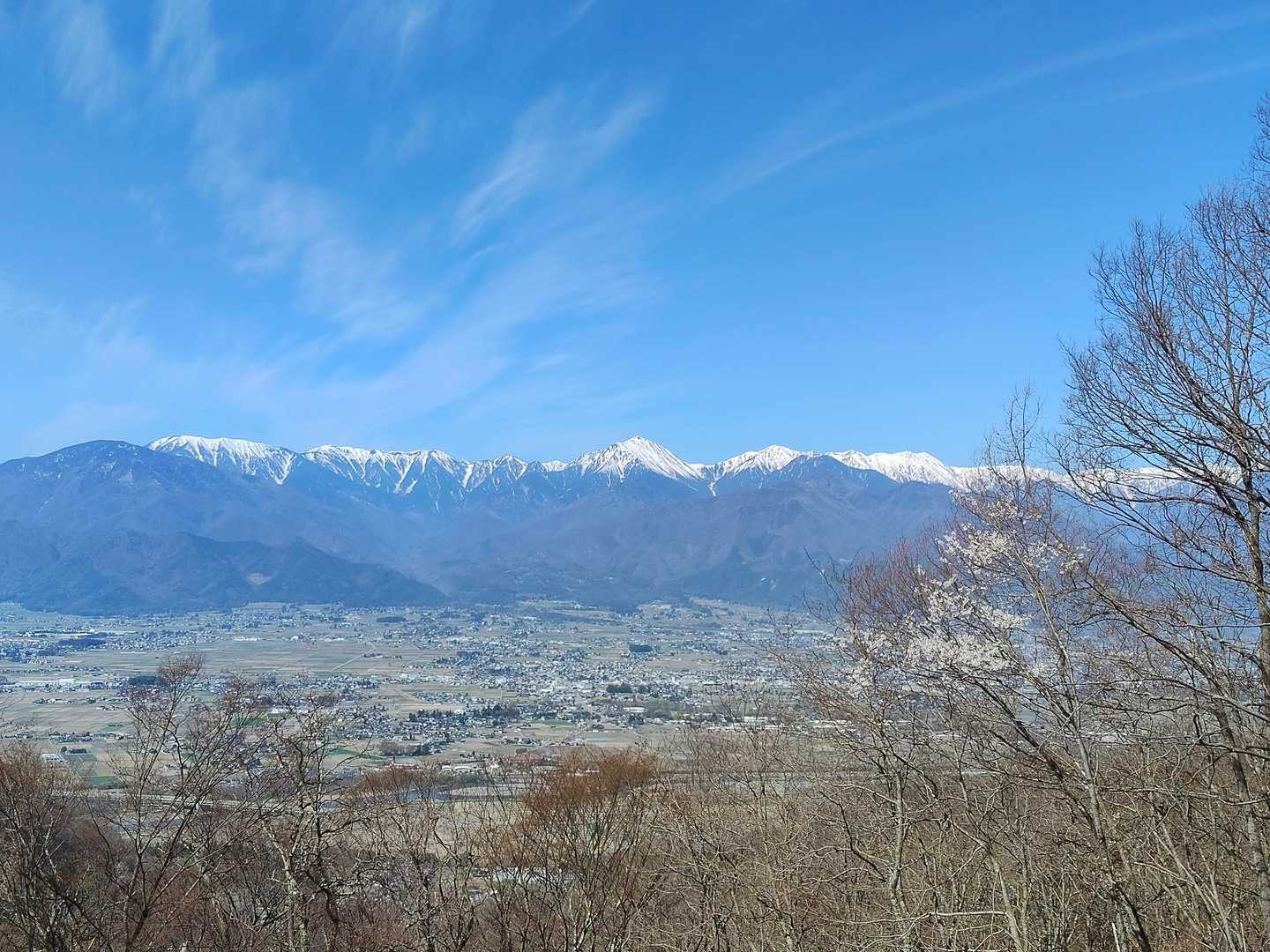 光城山登山口-光城山-烏帽子峰-長峰山 往復コースの写真
