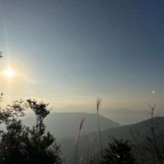 奥に前回 行った坊津アルプスが