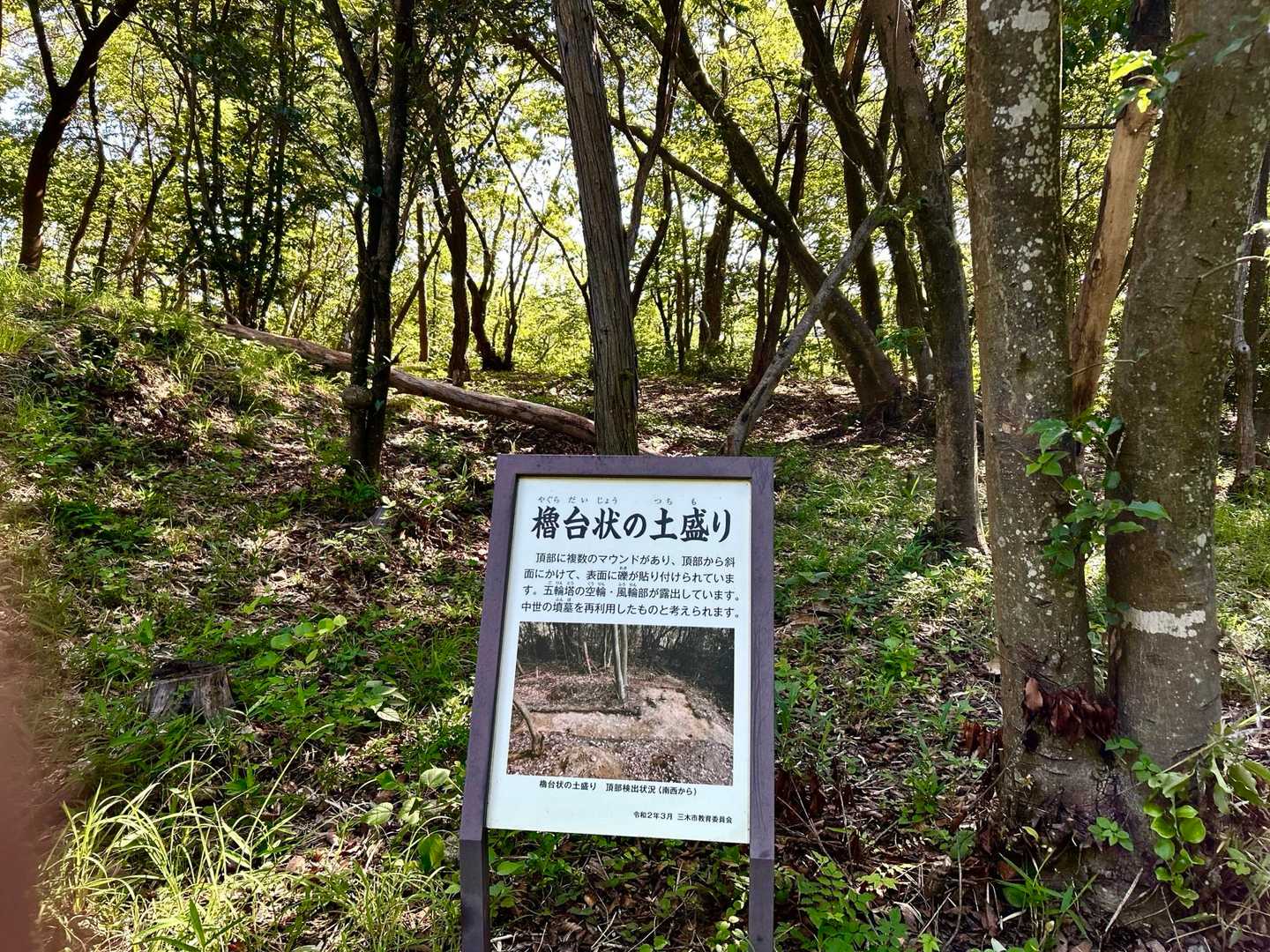 三木市教育委員会の案内板
これだけ読んでも良く分かりませんでした🥲