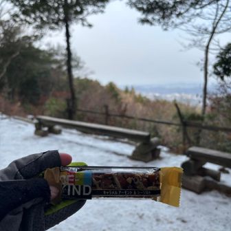 軽めに軽食
指が冷たい🥶
