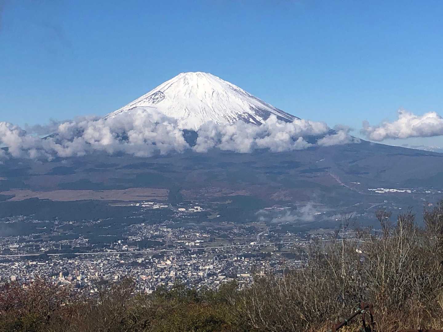 公時神社登山口-金時山-矢倉沢峠-明神ヶ岳-宮城野 縦走コースの写真
