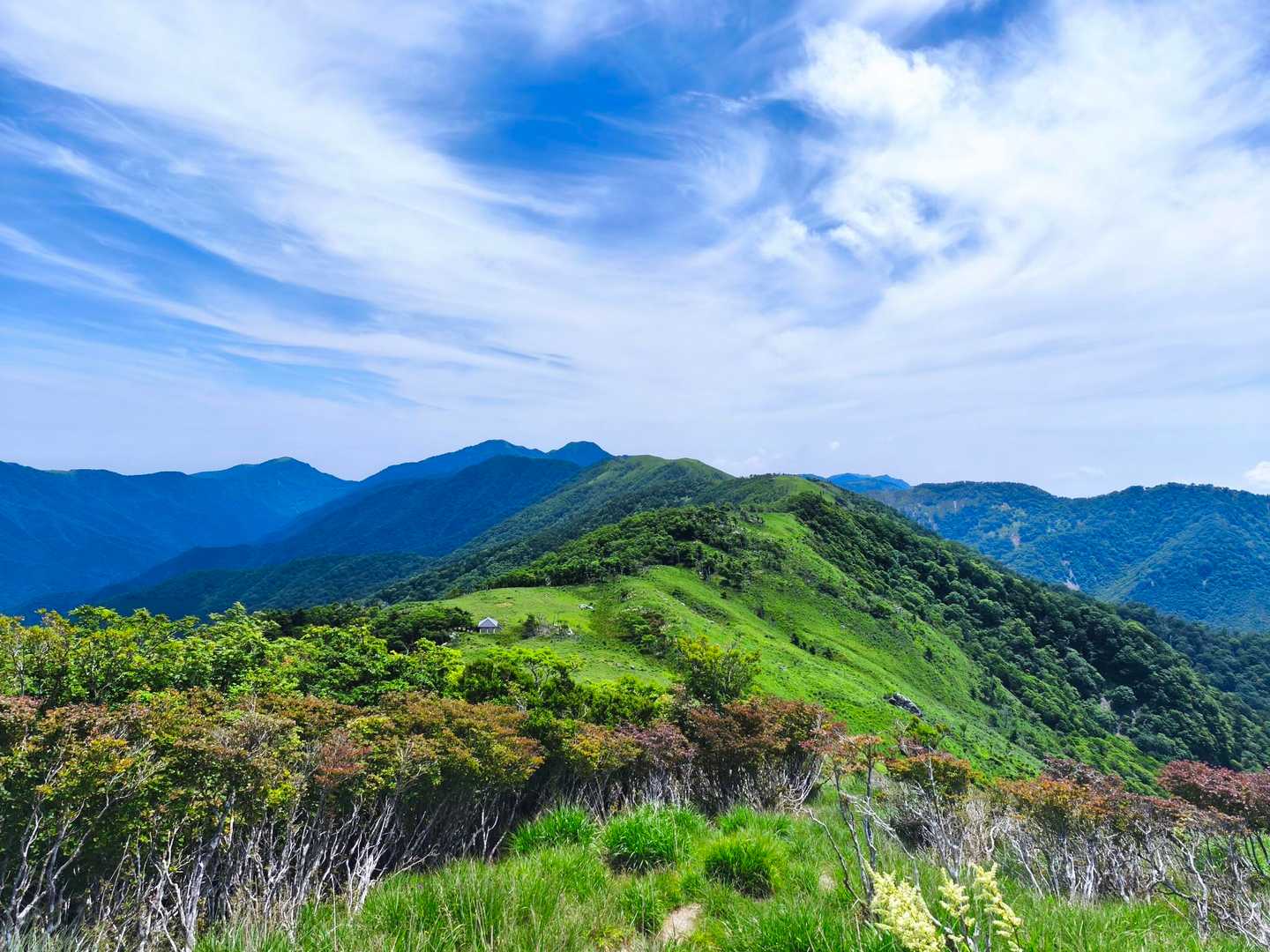 白髪山避難小屋 見えた！
