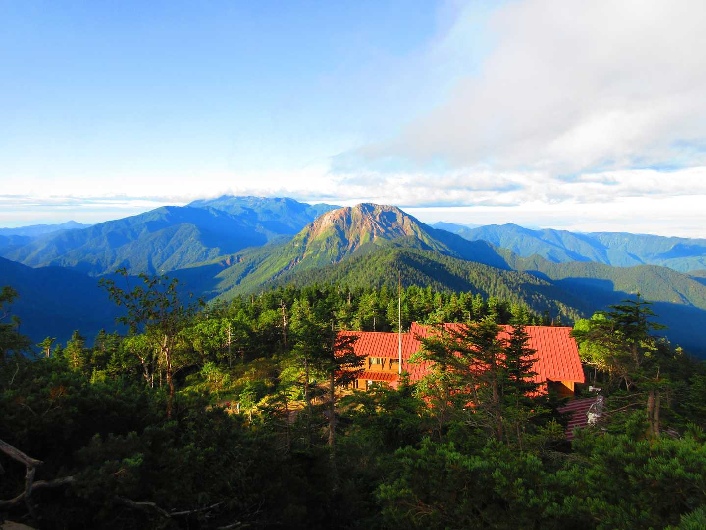 焼岳と西穂山荘