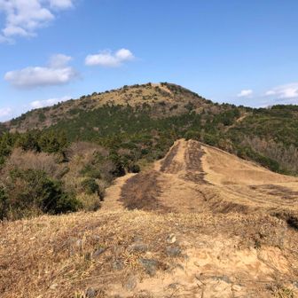 貫山も急登です。