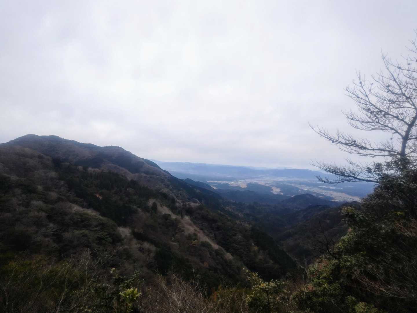 これからむかう小笹山▲
