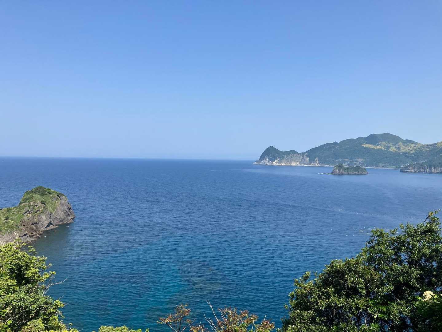 石廊埼灯台-石廊崎熊野神社-入間　バス停-富戸の浜-吉田入 縦走コースの写真