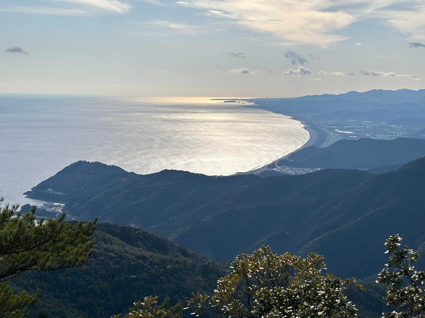 七里御浜方面