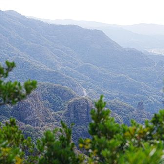 奥の尾根は華岳