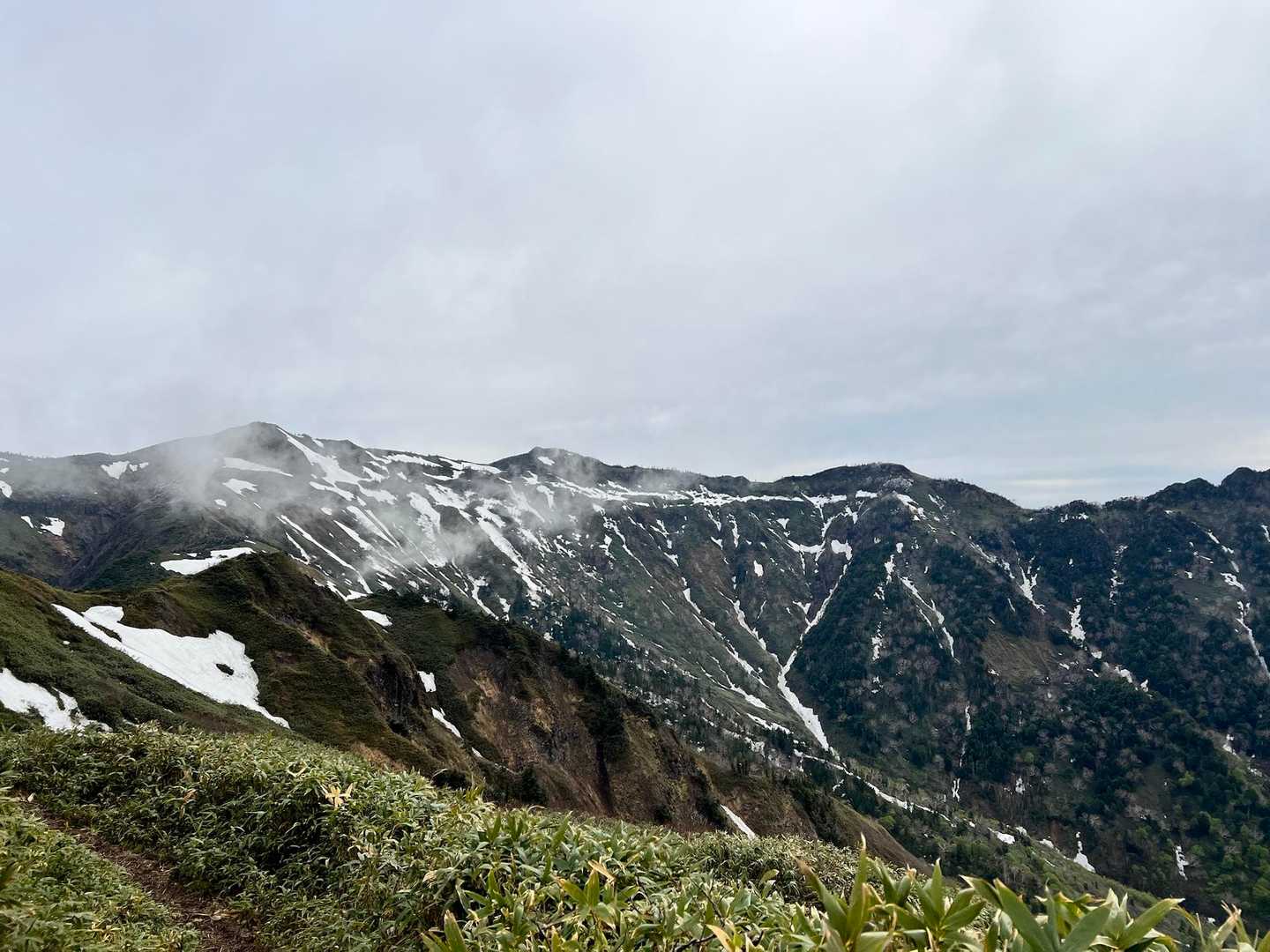 高手山-西峰-剣ヶ峰山-武尊山 往復コースの写真
