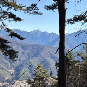 南アルプス眺めたら、すぐに準備して下山