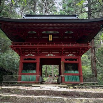 仁王門…この地で芭蕉は持病が悪化したと。