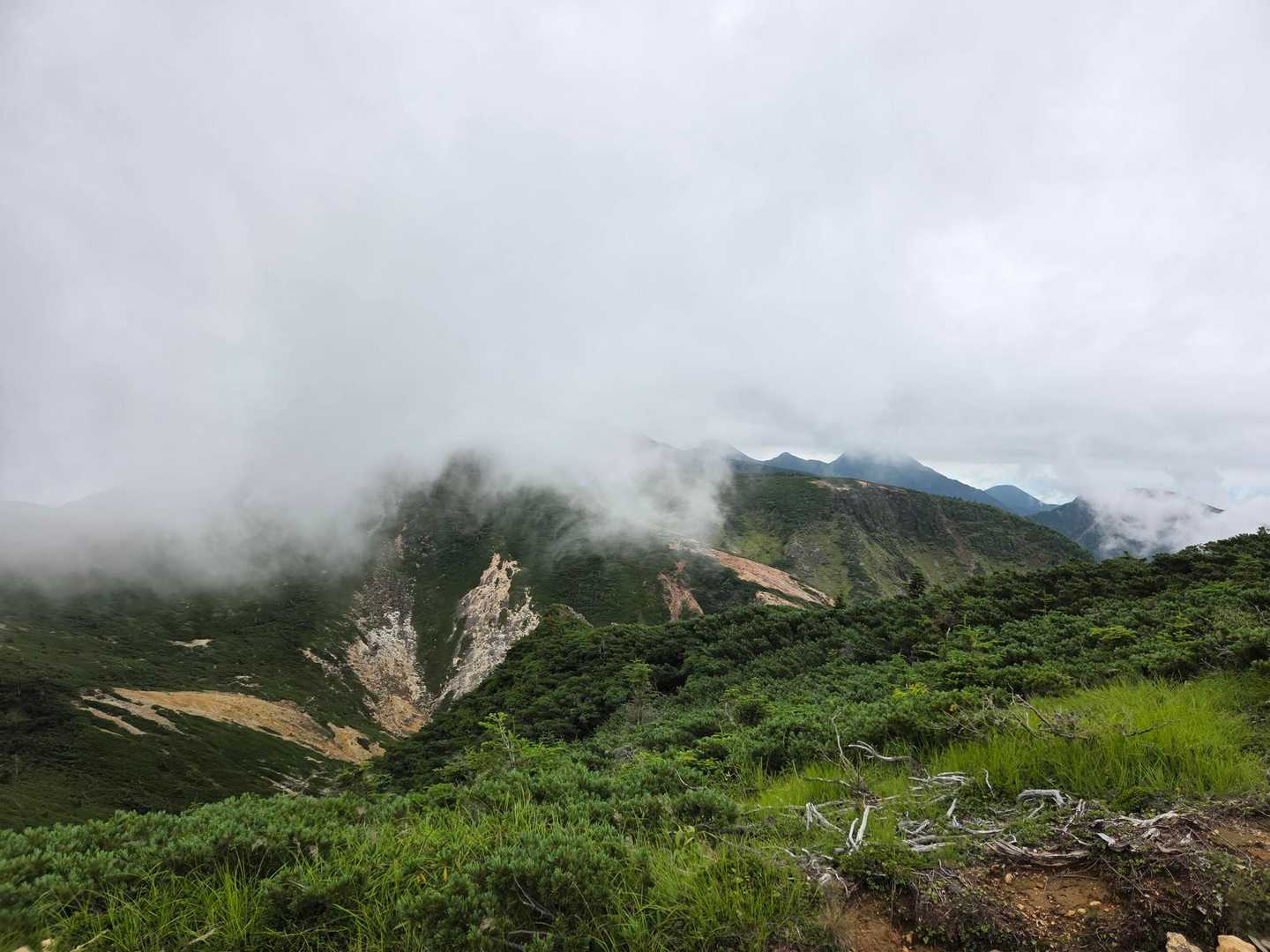 もうガスが上がってきました☁️