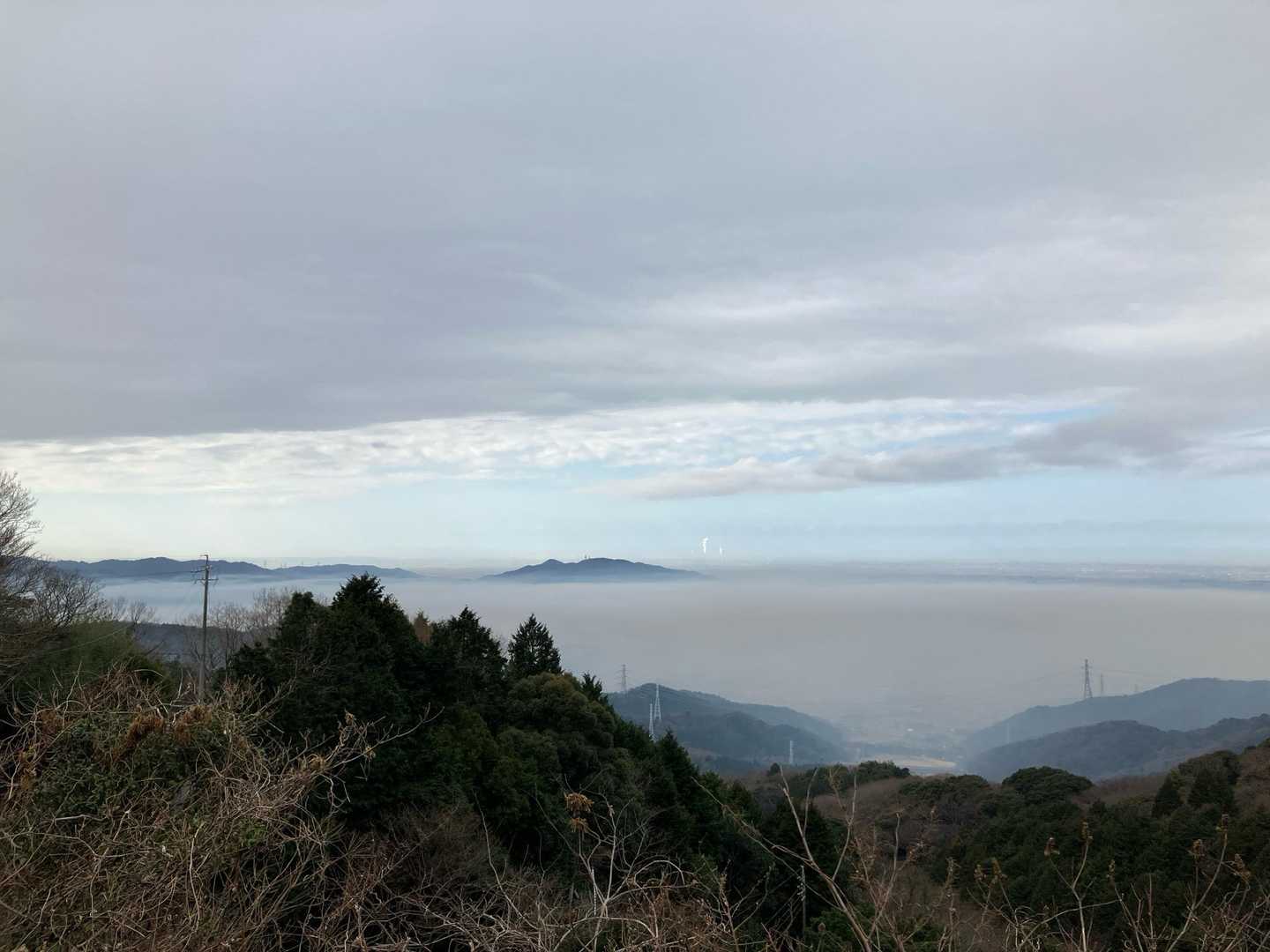 天気は良くなかったけど、そのおかげでこの光景見ることができた
