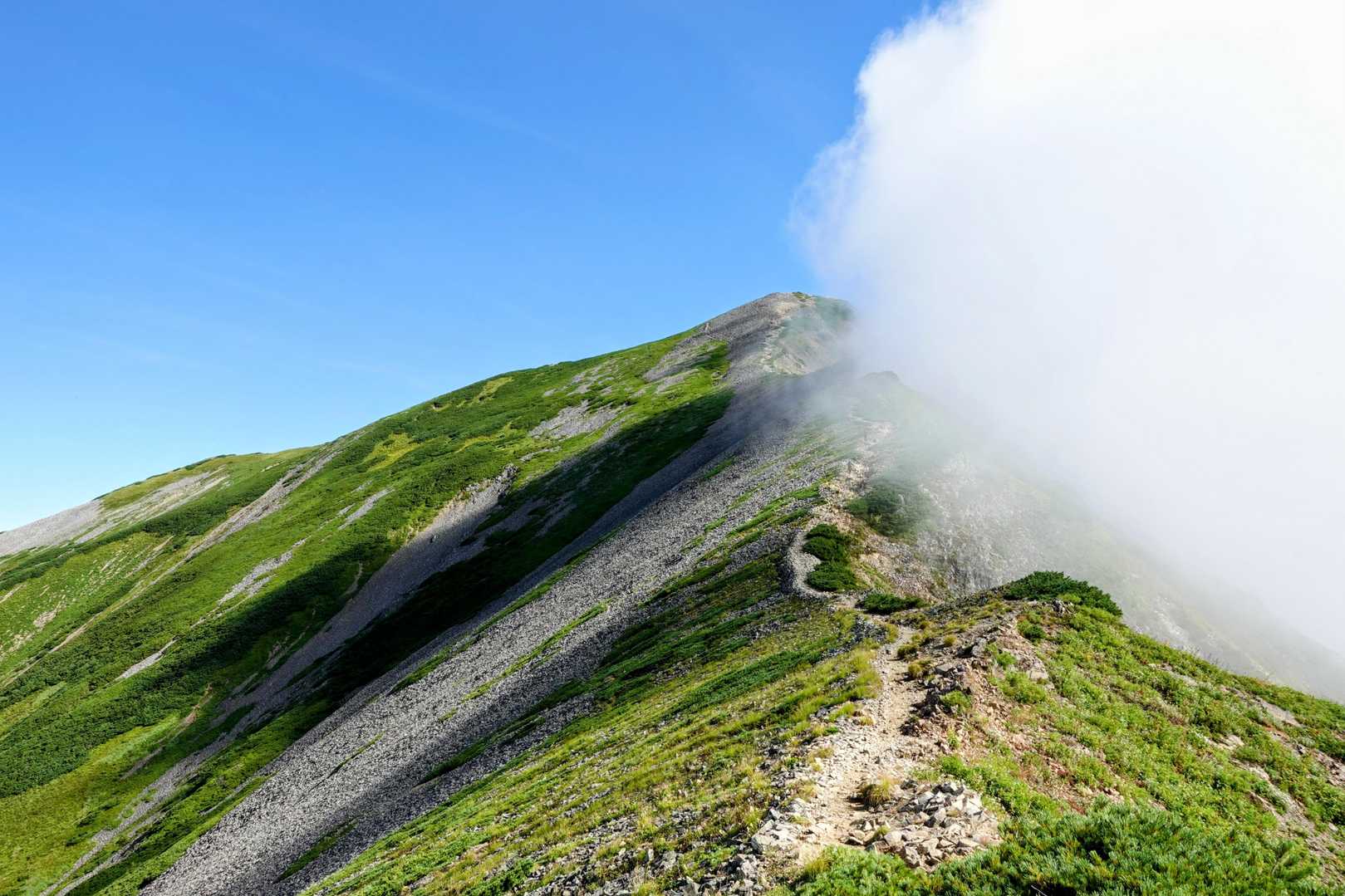 鹿島槍ヶ岳縦走 | 国内で希少な現存氷河を抱き、後立山連峰を代表する秀麗な双耳峰の写真