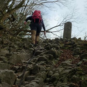 鎖場はでも楽しいかも😁