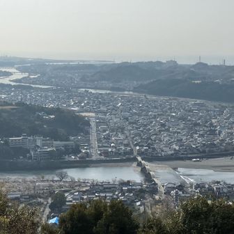 ロープウェイ駅からの眺め