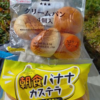 今日のお昼ご飯
池田銘菓よねくらのバナナ饅頭じゃないんだなぁ、池田のL社で買ったので…😭中身はほぼ一緒