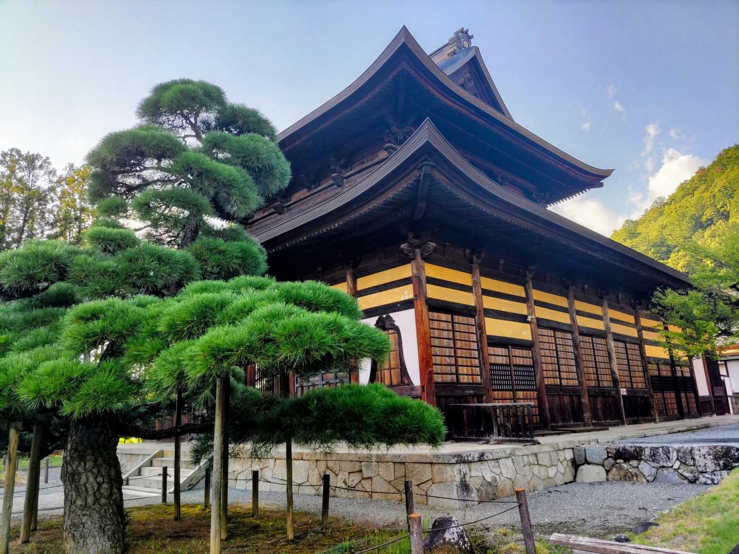 向嶽寺からスタート