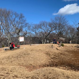扇山の頂上は広い。