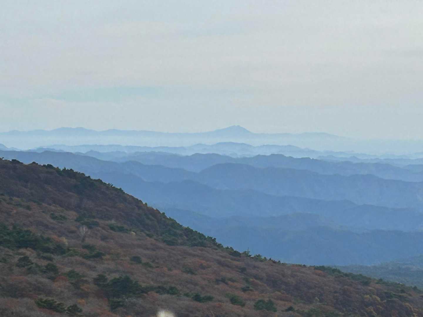 筑波山もこんにちは😃