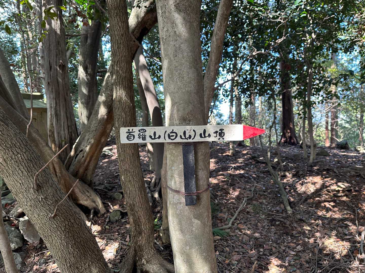 首羅山山頂まではもう少し