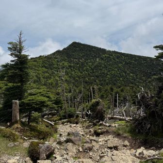 ガスなくなったときの八経ヶ岳！