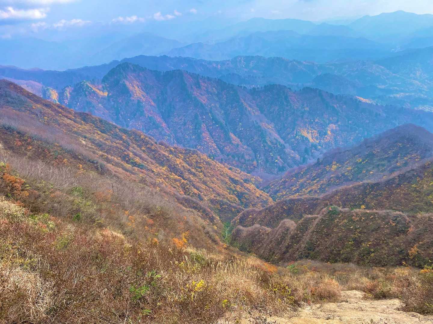 菱ヶ岳登山口-菱ヶ岳-与平の頭-中ノ岳-前一ノ峰 周回コースの写真