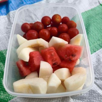 お口直しのデザート🍓