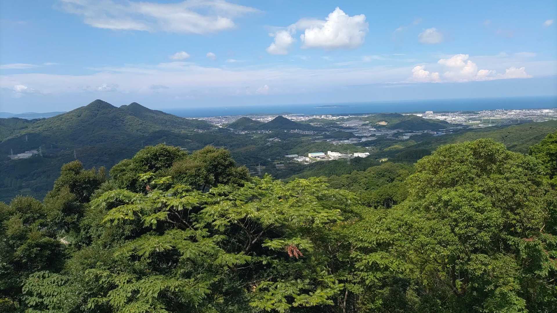 立花山と海。良い景色☺️