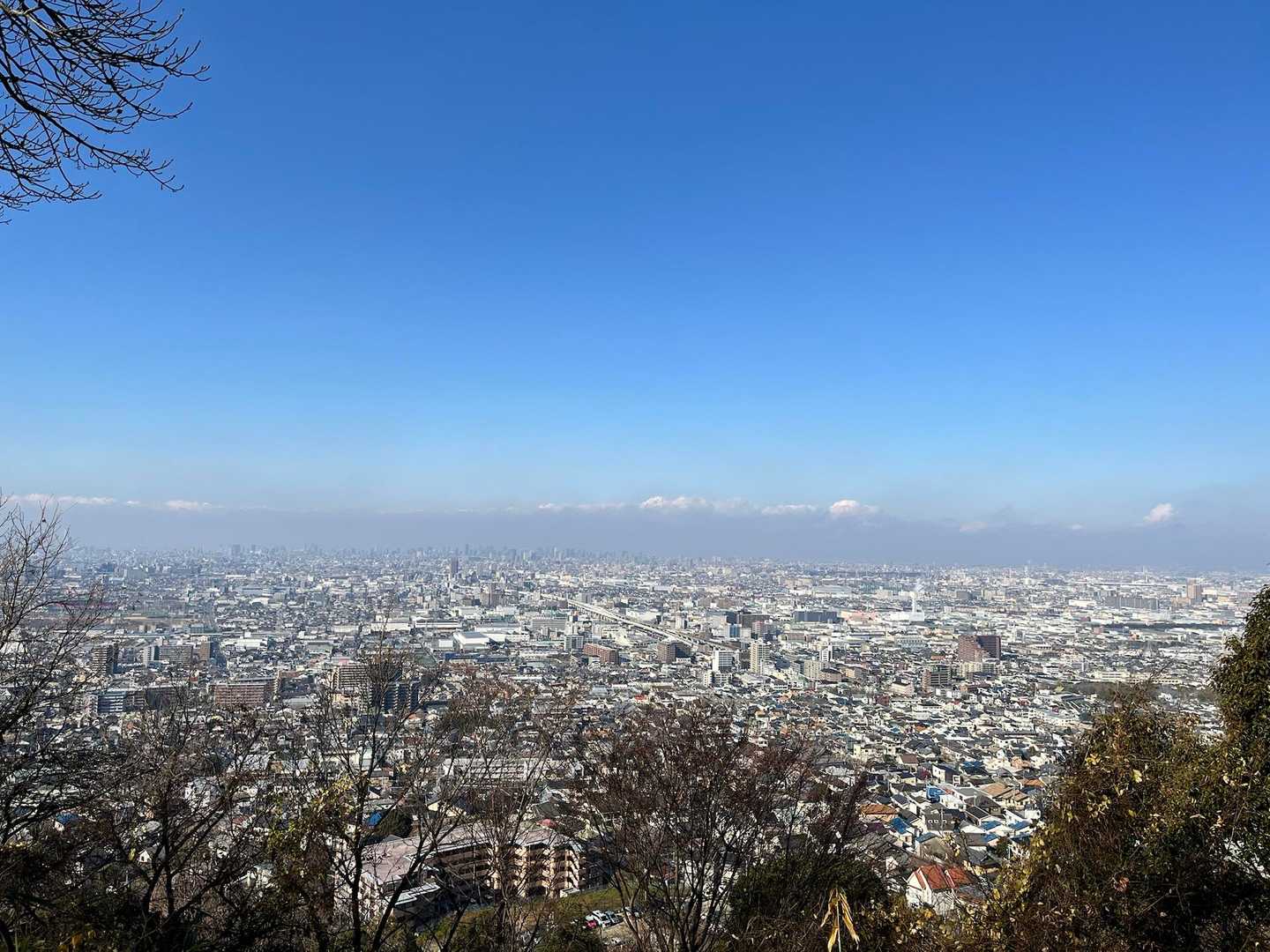 途中の眺望。
いい天気☀️