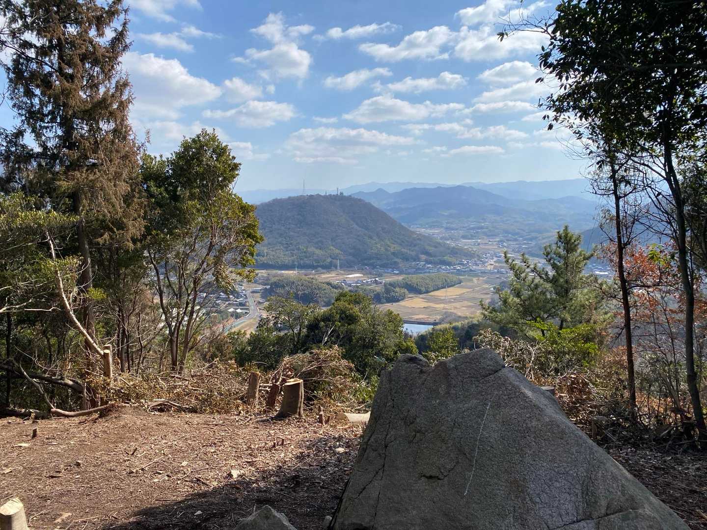 鬼ヶ臼山 登山口-山神大明神-鬼ヶ臼山 往復コースの写真