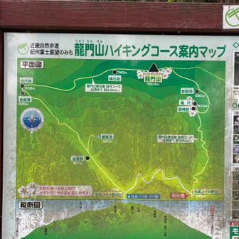 結局、中央コースで登ると山頂上までの山道は1.6キロと短い。でも田代ルートは眺望も何もなく植林の山をただただ降りてくるだけでつまらない