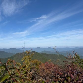 大洞山と尼ヶ岳　双方とも関西100・まつさか11