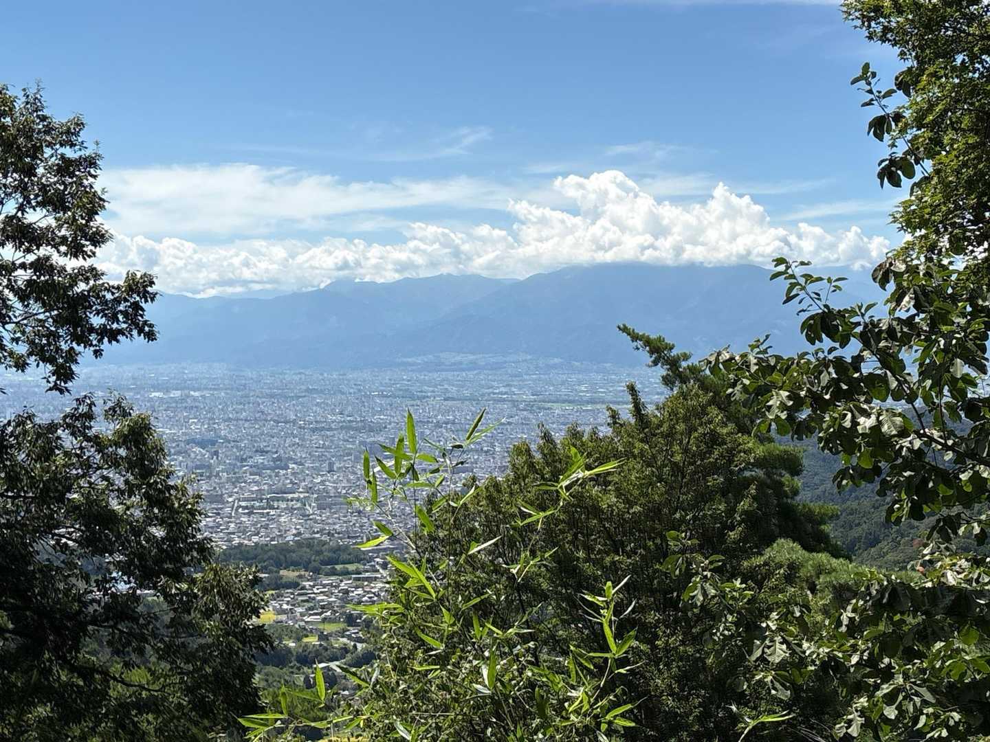 不動曲輪からの景色