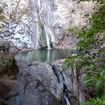 雄滝43m/夫婦滝連瀑