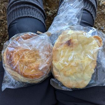 私の今日のお昼はチーズのフォカッチャと紅玉のアップルパイ😋
今日は店長さんお休みだったそうで会えなかった💦