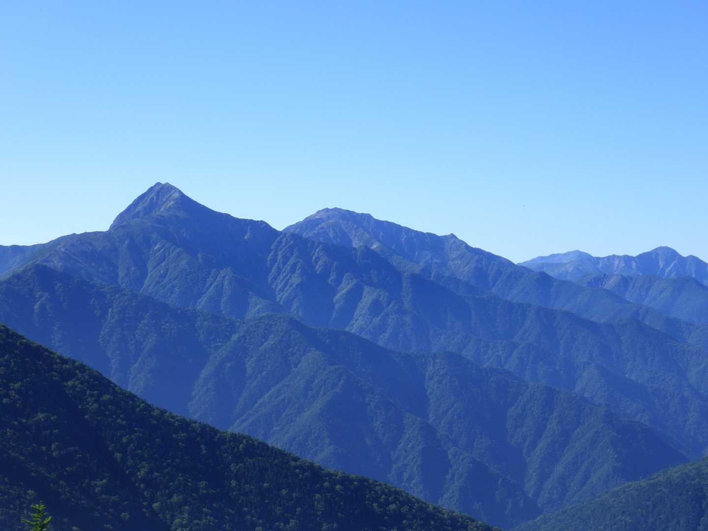 北沢峠-双児山-駒津峰-仙水峠-北沢峠バス停 周回コースの写真