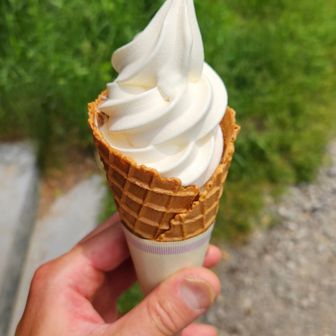 ご褒美🍦
美味しかったです😋
　　
ありがとうございました
おつかれ⛰️でした👍️