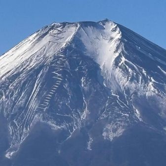 富士山は雄大です