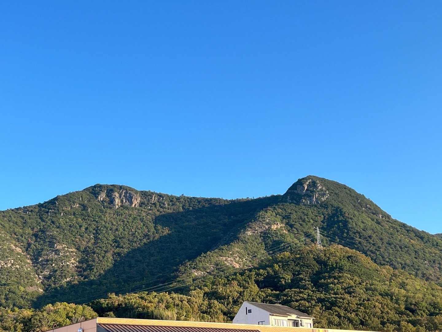 振り返って皇踏山