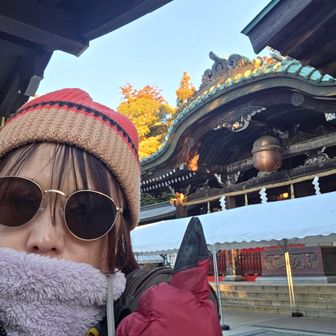 朝は寒いね。珍しい厚着