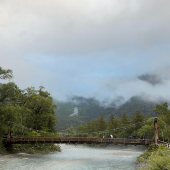数年前までは上高地に来ることが目的だったのに、いつしかここは目的地となる山への通過点に😅