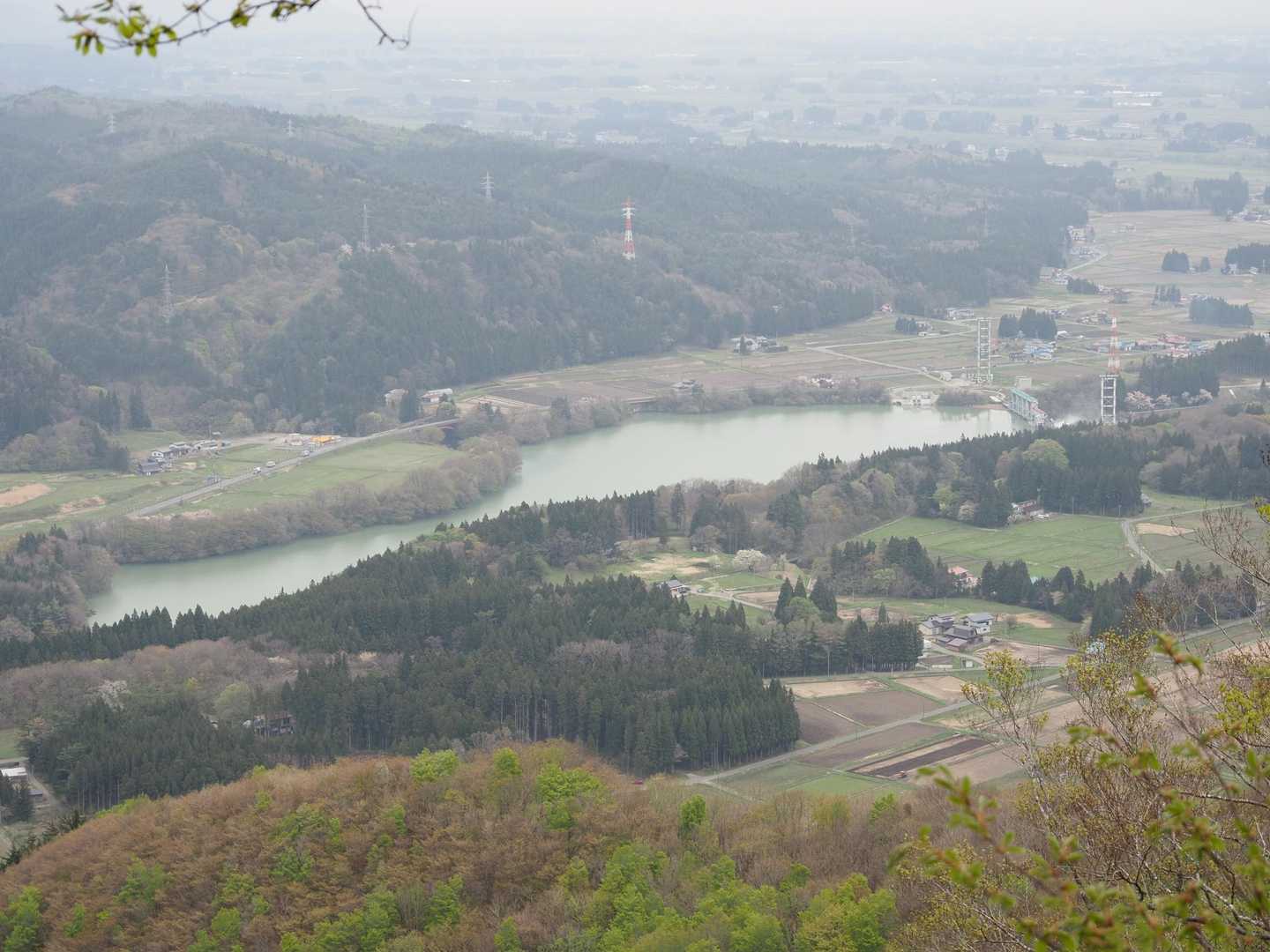 羽山 往復コースの写真