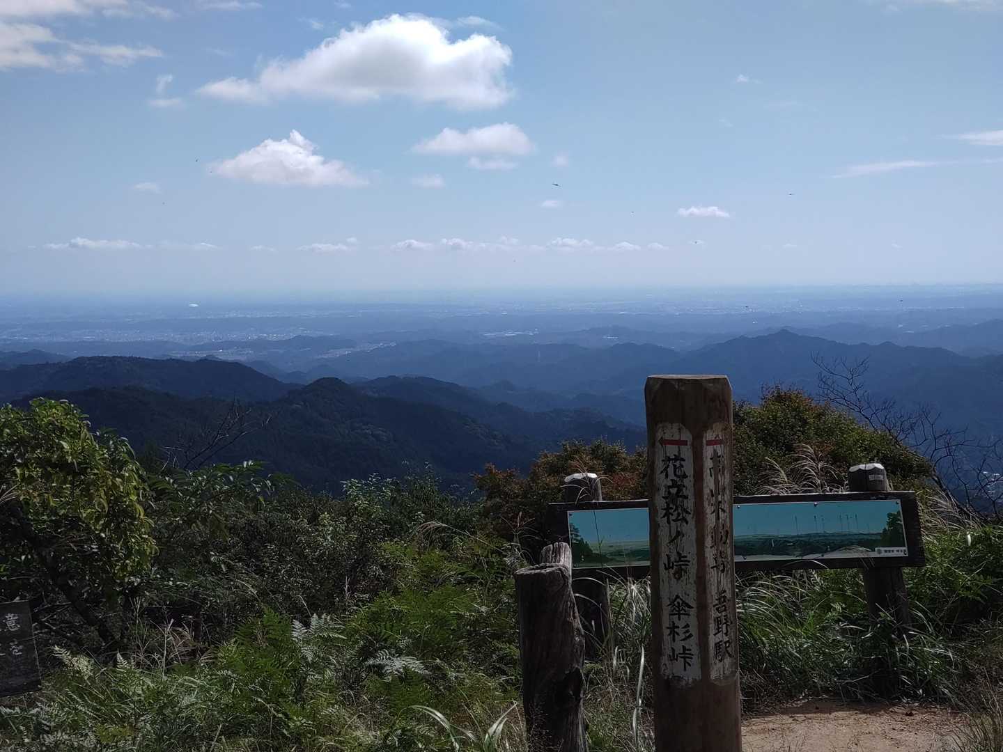 関八州見晴台からの眺望（２）